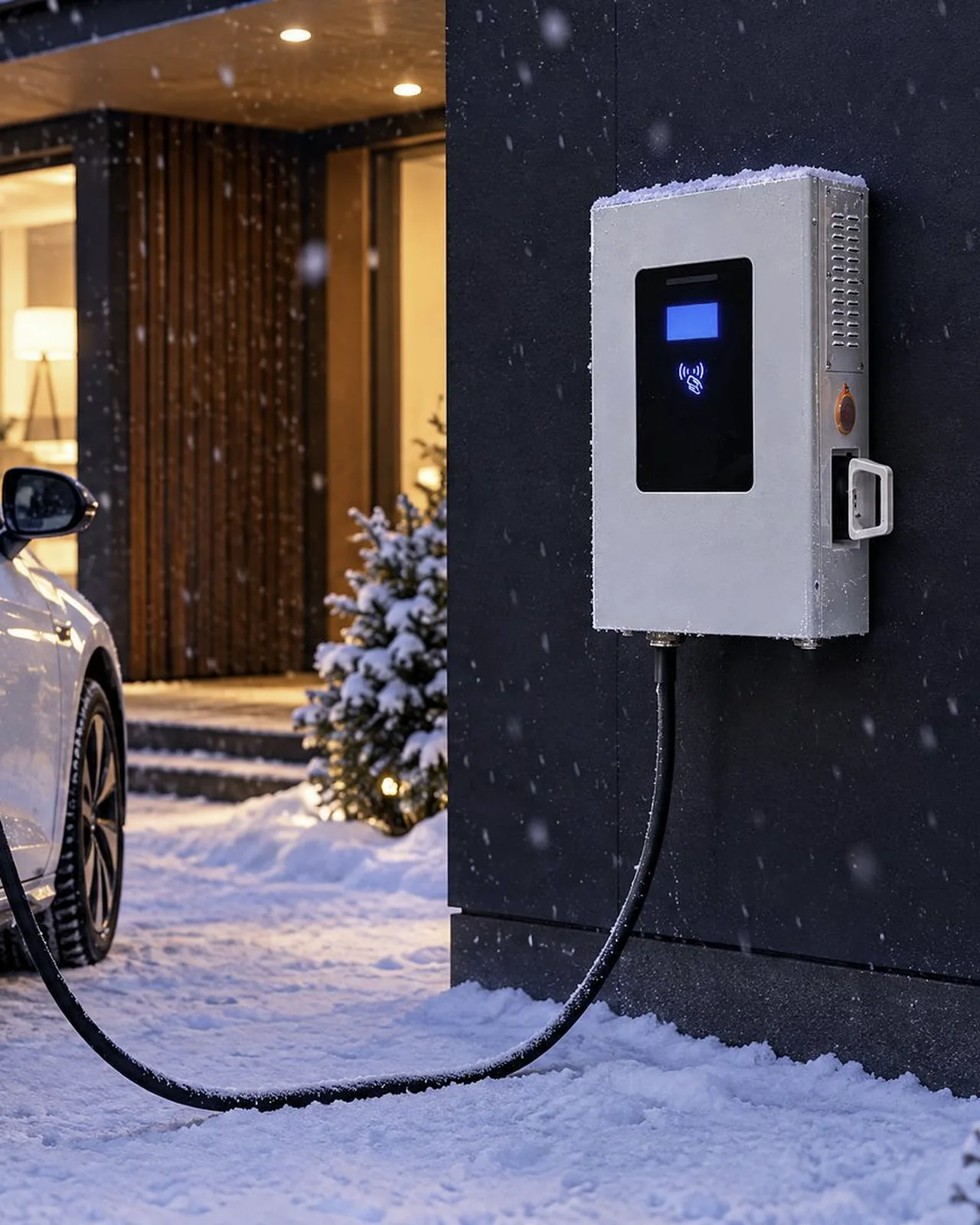 Ampera Nova 30 кВт CCS1 — екран та індикація
